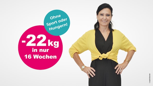 Isabella Schrancz lost 22 kilos in record time - without the yo-yo effect for 7 years. (Bild: Easylife Österreich)