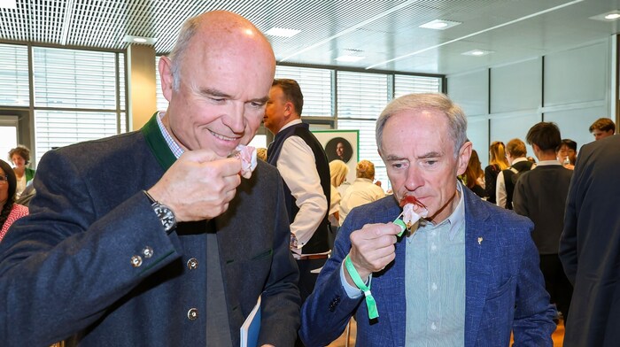 Rudi und Karl Obauer schauten auch vorbei