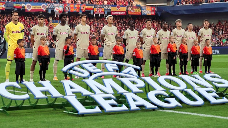 Salzburg's Champions League squad (Bild: EPA)