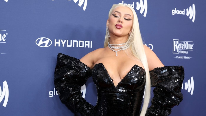 So sah Christina Aguilera noch vor etwas mehr als einem Jahr aus.