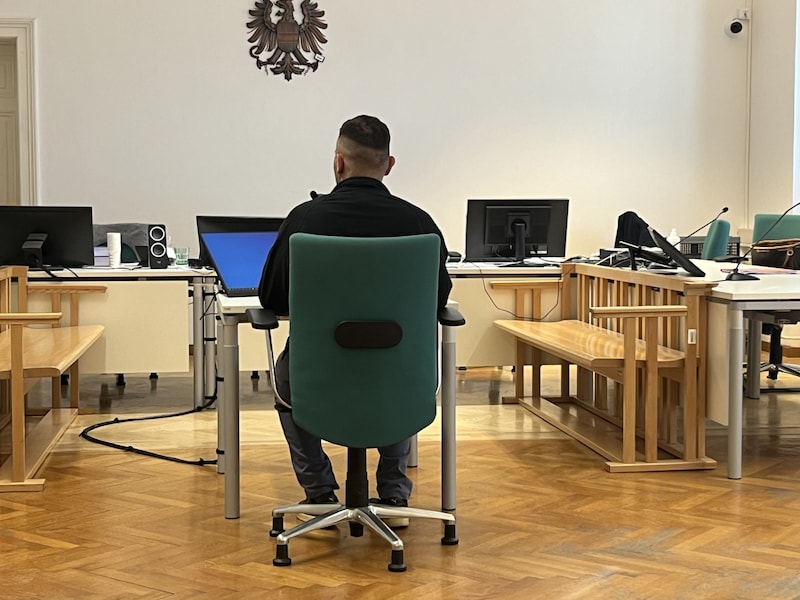 The victim in the Vienna regional court. (Bild: Anja Richter)