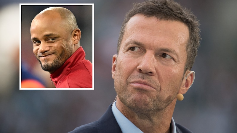 Vincent Kompany, Lothar Matthäus (Bild: APA/dpa/Federico Gambarini, GEPA)