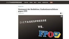 Screenshot der Tagespresse am Dienstag, 1. Oktober 2024 (Bild: Screenshot dietagespresse.com)