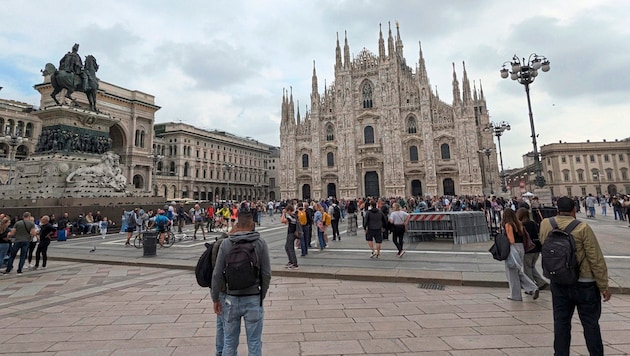 Milan has grown economically thanks to "old" industries. But now a lot of money is flowing into the digital sector and start-ups. (Bild: Felix Justich, Krone KREATIV)