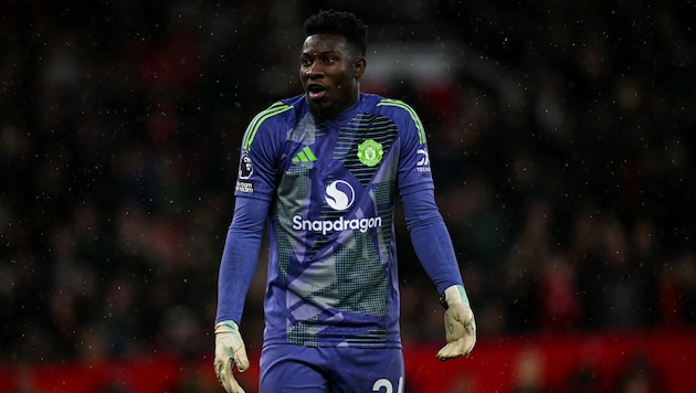 United-Keeper Andre Onana (Bild: APA/AFP)