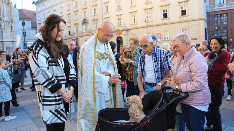 "Krone" animal lady Maggie Entenfellner is also happy to come by and listen to the concerns of animal owners. (Bild: Tomschi Peter/Tomschi Peter )