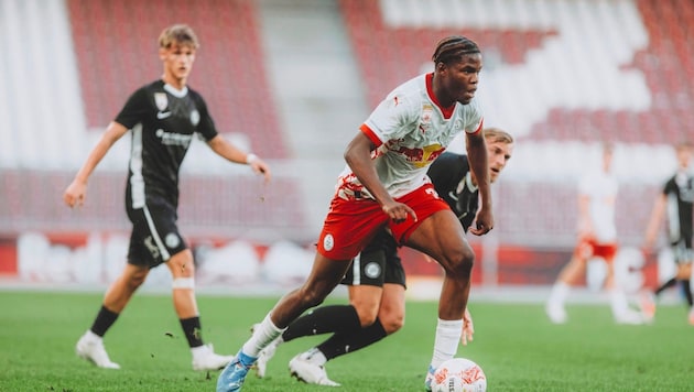 Kenneth wurde in den U19-Kader einberufen. (Bild: Heiko Mandl – FC Liefering)