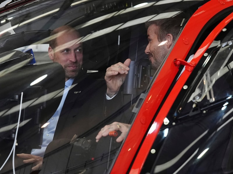 Together in the cockpit (Bild: AP ( via APA) Austria Presse Agentur/Aaron Chown)