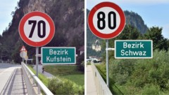 Die Bezirke Kufstein und Schwaz sind jetzt „blau“.