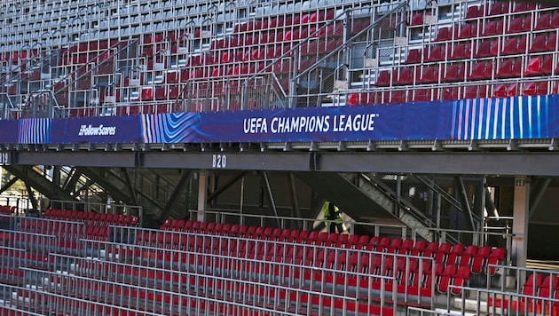 The Wörthersee Stadium is being trimmed for the Champions League. (Bild: Pessentheiner/f. pessentheiner)