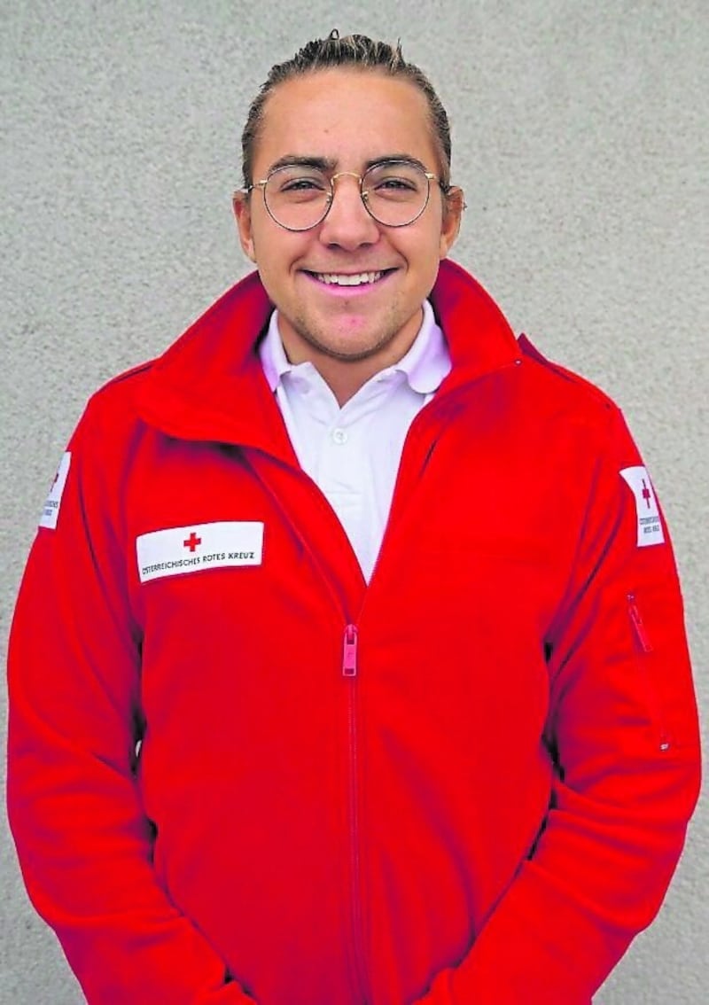 During his civilian service, Valentin Bontus worked for the Red Cross in Brunn am Gebirge as a paramedic and emergency driver. (Bild: RK Brunn/Aigner)