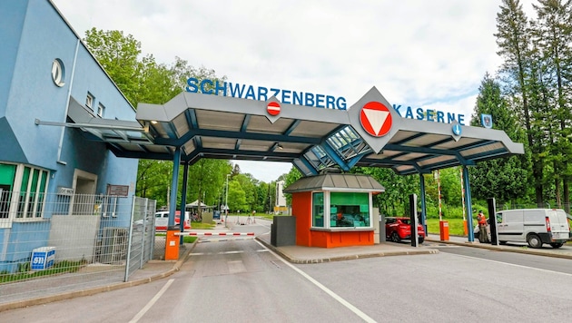 The incident took place here, in the Schwarzenberg barracks in Salzburg. (Bild: Markus Tschepp)