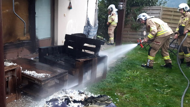 Eine Zigarette dürfte zu dem Brand geführt haben. (Bild: ZOOM Tirol)