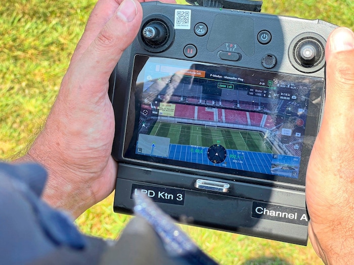 The 400 or so officers also rely on drones.