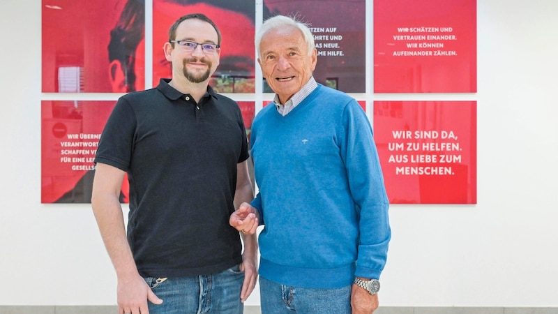 Son Thomas nominated his father: "I'm really proud of my dad - he's a real role model for many others in Carinthia!" (Bild: Evelyn Hronek)