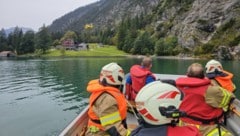 The water rescue service and the fire department were also deployed. (Bild: zoom.tirol)