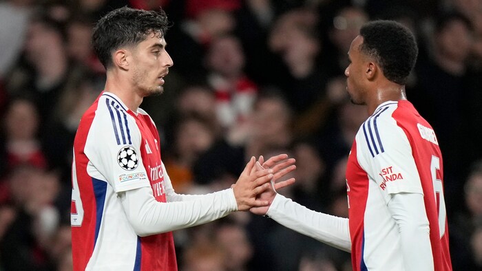 Kai Havertz (links) erzielte einen Treffer gegen PSG.
