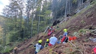 Die Unfallstelle in Dobrein