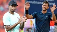 David Alaba (li.) wird Dominic Thiem ehren. (Bild: GEPA)