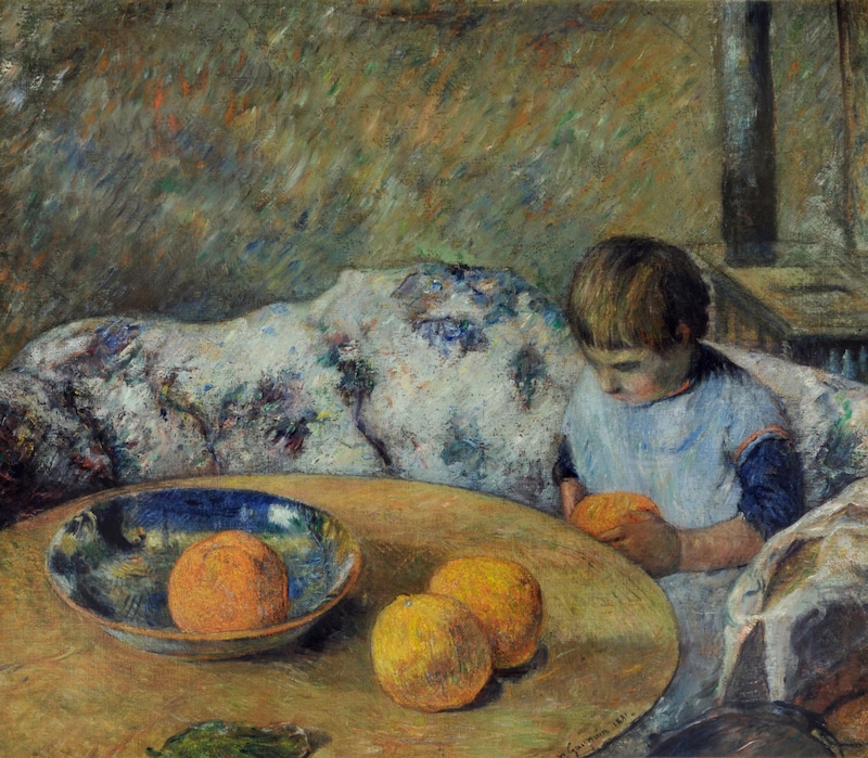 Paul Gauguin, „Interieur mit Aline“, 1881 Öl auf Leinwand 75,7 x 86,9 cm (Bild: © Sheffield Museums Trust/Foto: Rheinisches Bildarchiv, Marc Weber)