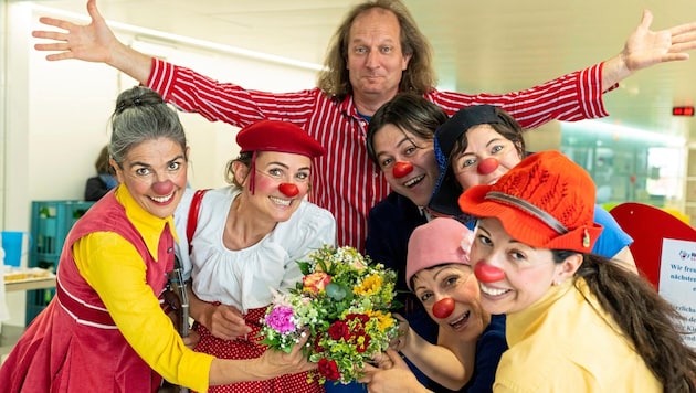 Das Team der Roten Nasen freut sich auf Bewerbungen zum Gesundheitsclown. (Bild: Elffotografie)