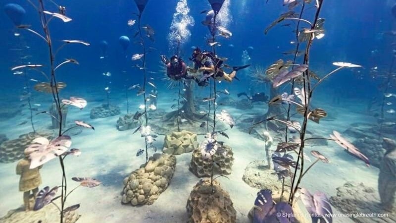 The MUSAN underwater museum near Agia Napa is very popular with divers and snorkelers. (Bild: MUSAN Unterwassermuseum)