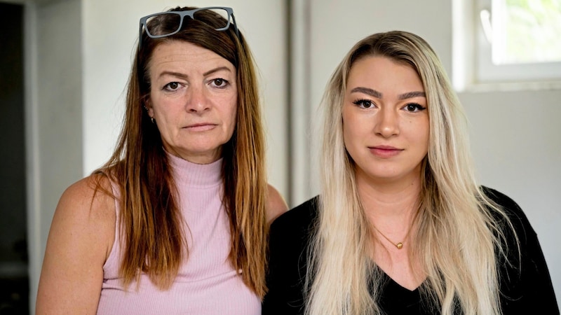 Ehefrau Brigitte und Tochter Kathi hoffen wieder. (Bild: Antal Imre/Imre Antal)