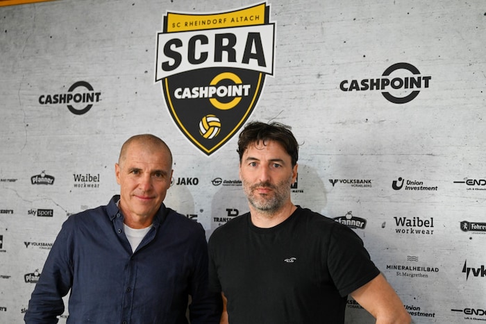 Ex-Trainer Klaus Schmidt und sein damaliger Co-Trainer Joachim Standfest – letzterer wurde ...