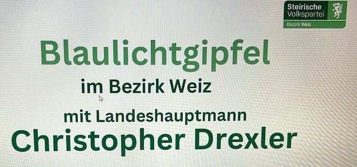 Die Einladung zur Veranstaltung