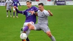 Die Austria (li. Schwaighofer) spielte einen guten Herbst, der FC Pinzgau (Colic) blieb hinter den Erwartungen. (Bild: Tröster Andreas)