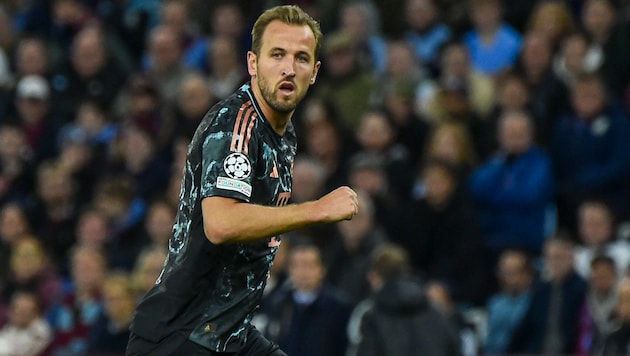 Bayern's Harry Kane (Bild: AP ( via APA) Austria Presse Agentur/ASSOCIATED PRESS)