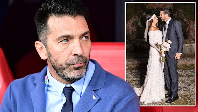 "Gigi" has married his Ilaria. (Bild: GEPA pictures, instagram.com/gianluigibuffon)