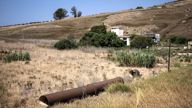 Sicilian farms are struggling with the worst water crisis of all time. (Bild: AFP/AFP )