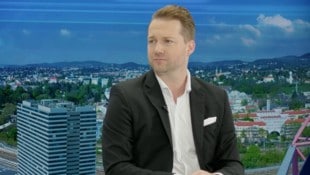 Geschäftsführer des Handelsverbands Österreich Rainer Will im krone.tv Interview (Bild: krone.tv )