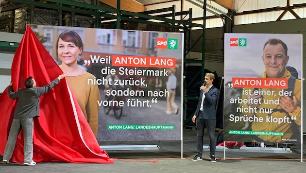 After the election is before the election: On Thursday, the Reds presented their new PR slogans. (Bild: APA/INGRID KORNBERGER)