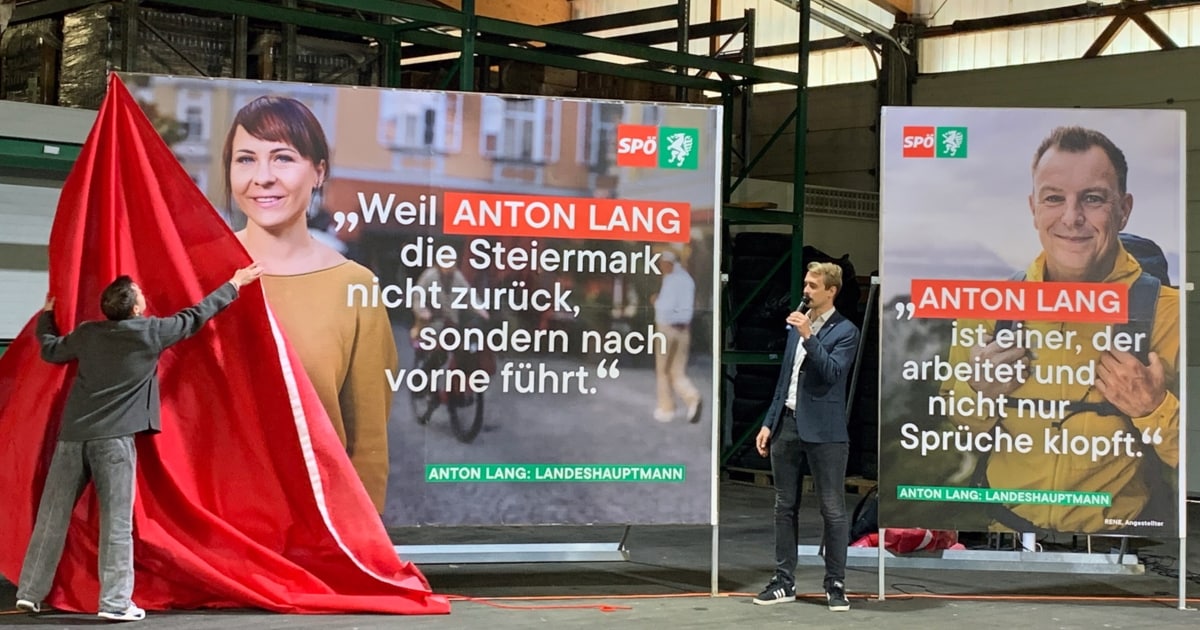 Styria election – The faces smiling from SPÖ posters