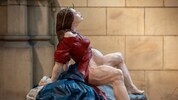 Diese Marienfigur aus Holz ist geköpft worden