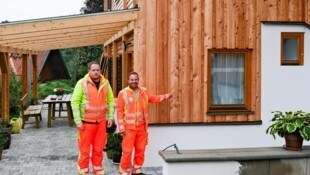 Bei diesem Fenster erwischten die beiden Mitarbeiter die Einbrecher auf frischer Tat.