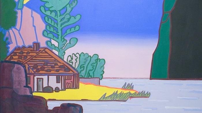 Landscape in Schmalix style (image detail)