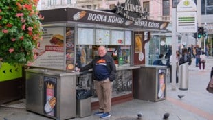 Bosna König am Linzer Taubenmarkt (Bild: Einöder Horst/Horst Einöder/Flashpictures)