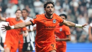 Der Jubel von Frankfurts Omar Marmoush