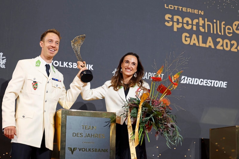 Team of the year: Lara Vadlau and Lukas Mähr (Bild: Urbantschitsch Mario)