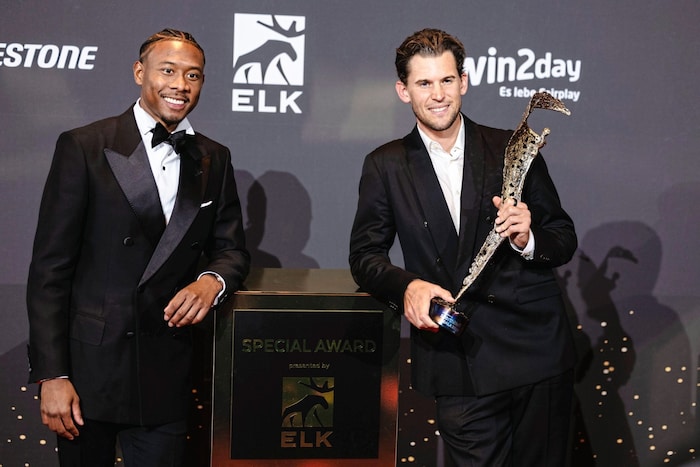 David Alaba (li.) und Dominic Thiem