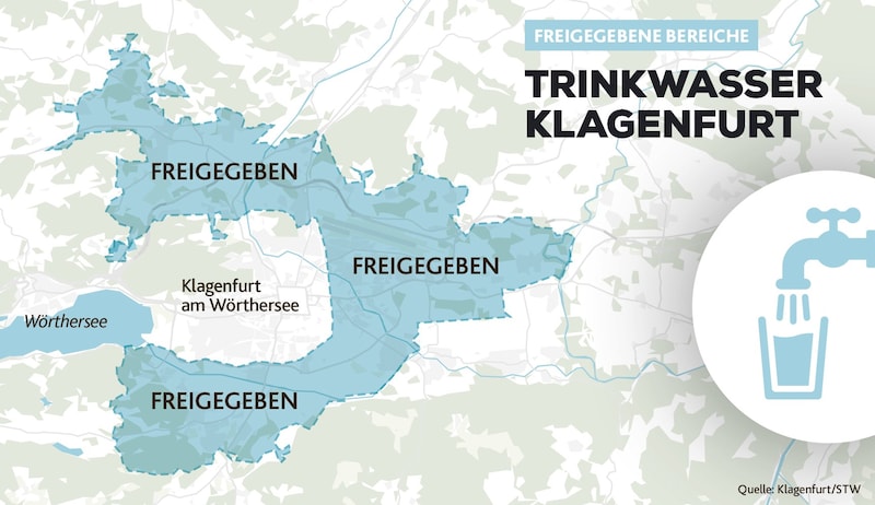 Many regions have already been cleared, but not the west. (Bild: Krone KREATIV)