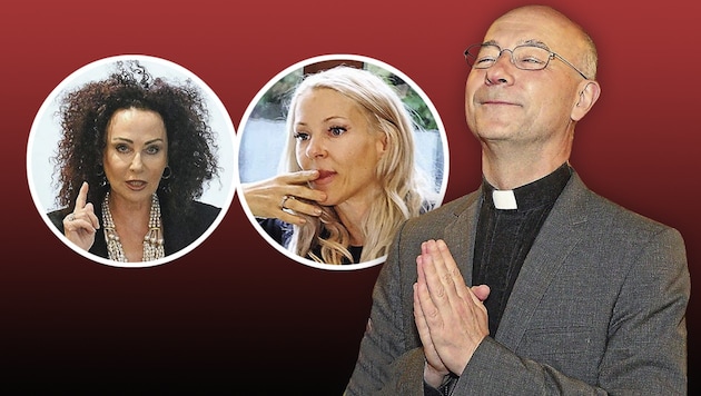 Cathedral priest Toni Faber knows the Lugners very well. (Bild: Krone KREATIV/Conny de Beauclair, Helmut Fohringer, Christian Bisutti)