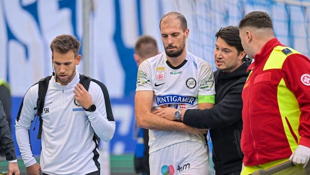 Captain Jon Gorenc-Stankovic has already left hospital after an operation. (Bild: GEPA/GEPA pictures)