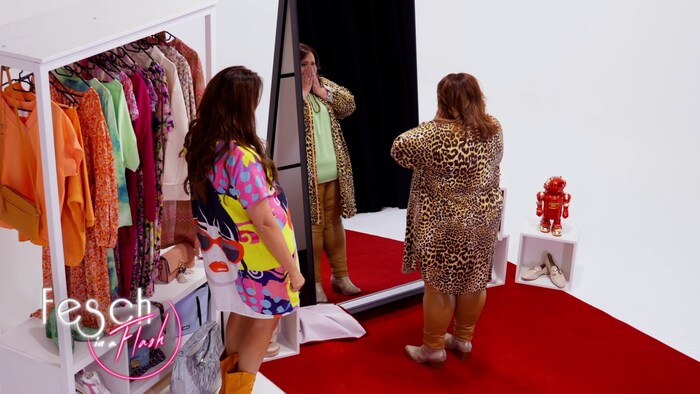 Candidate Sabrina is in tears after her makeover.