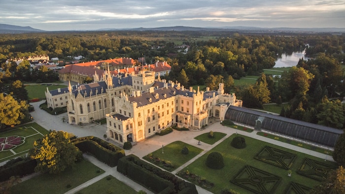 In Tudor style: Lednice Castle
