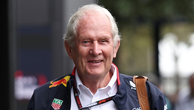 Helmut Marko is looking forward to the performance of Andrea Kimi Antonelli. (Bild: AFP/APA/Martin KEEP)