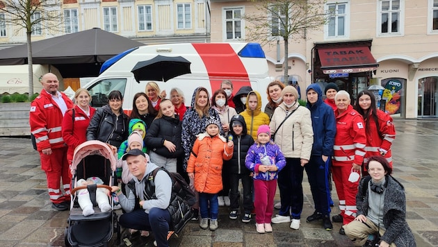 A lot of time has passed since the residents of the emergency quarters first explored Linz. Most of the displaced people are now working. (Bild: Rotes Kreuz/Hadler)